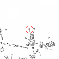 YAMAHA - BOLT, BUTTON HEAD nr: 920120501200