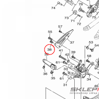 YAMAHA - BOLT, BUTTON HEAD nr: 920120801600