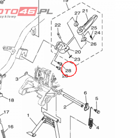 YAMAHA - BOLT, BUTTON HEAD nr: 920120802000