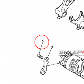 YAMAHA - SCREW, FLAT HEAD nr: 927010601200