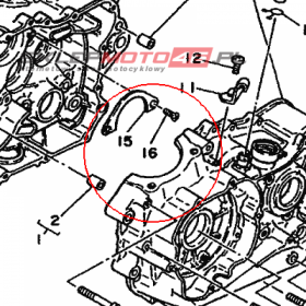 YAMAHA - SCREW, FLAT HEAD nr: 927010601500