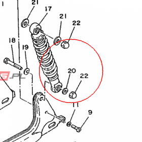 YAMAHA - WASHER, PLAIN nr: 929011020000