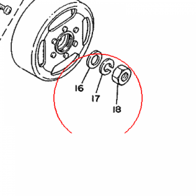 YAMAHA - WASHER, SPRING nr: 929011210000