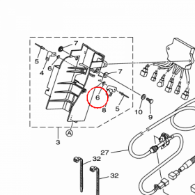 YAMAHA - WASHER, PLATE (525) nr: 929020460000