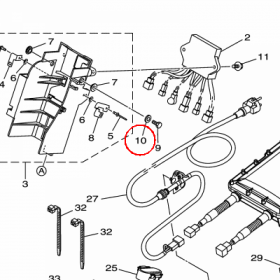 YAMAHA - WASHER, PLATE (517) nr: 929020560000