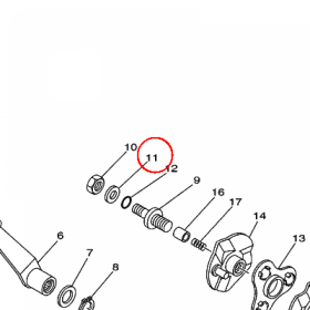 YAMAHA - WASHER (677) nr: 929020860000
