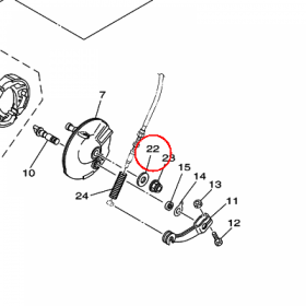 YAMAHA - WASHER, PLAIN (7G3) nr: 929021020000