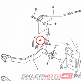 YAMAHA - WASHER, PLAIN (7F7) nr: 929021260000