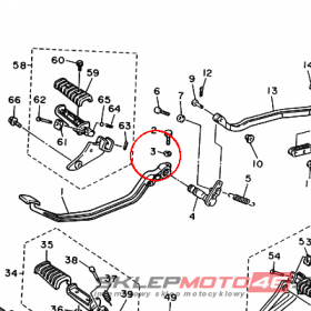 YAMAHA - WASHER, SPRING nr: 929030610000