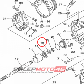 YAMAHA - WASHER nr: 9290P2060000