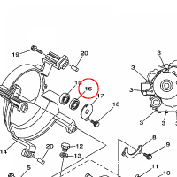 YAMAHA - simmering nr: 931011216800