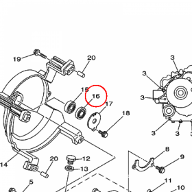 YAMAHA - simmering nr: 931011216800
