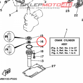 YAMAHA - simmering nr: 9310112M2600