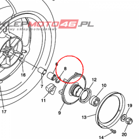 YAMAHA - simmering nr: 931012510400