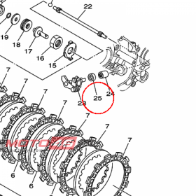 YAMAHA - simmering nr: 931021000800