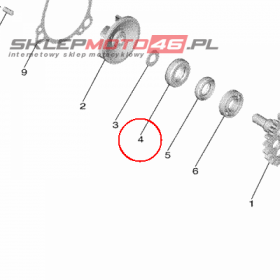 YAMAHA - simmering nr: 931021100800