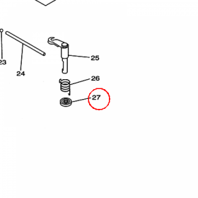 YAMAHA - simmering nr: 931021222400