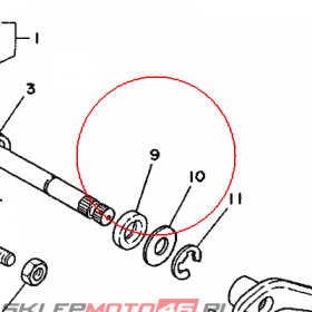 YAMAHA - simmering nr: 931021232100