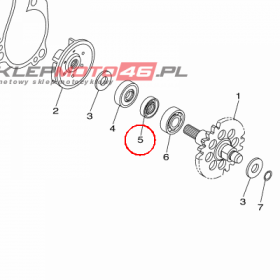 YAMAHA - simmering nr: 931021244200