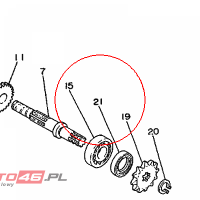 YAMAHA - simmering nr: 931021718700