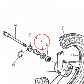 YAMAHA - simmering nr: 931022508100