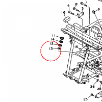 YAMAHA - simmering nr: 931022509900