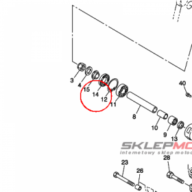 YAMAHA - simmering nr: 931022802300