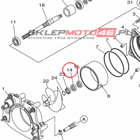 YAMAHA - simmering nr: 931023100900