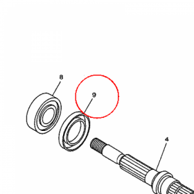 YAMAHA - simmering nr: 931023200400
