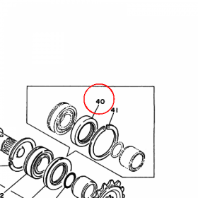YAMAHA - simmering nr: 931023536800