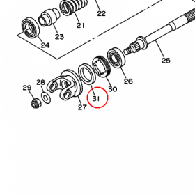 YAMAHA - simmering nr: 931024445400