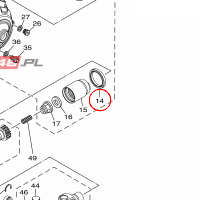 YAMAHA - simmering nr: 931025000900