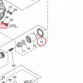 YAMAHA - simmering nr: 931025000900