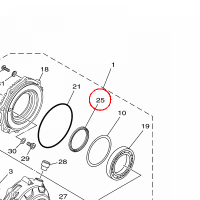 YAMAHA - simmering nr: 931027000400