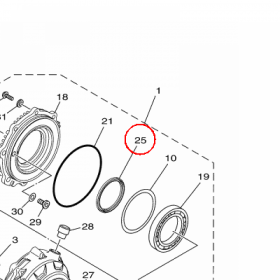 YAMAHA - simmering nr: 931027000400