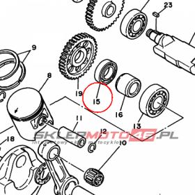 YAMAHA - simmering nr: 931033217100