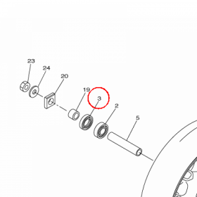 YAMAHA - simmering nr: 931064001300