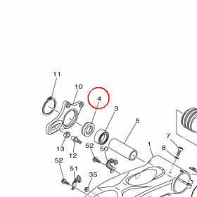 YAMAHA - simmering nr: 931064600300