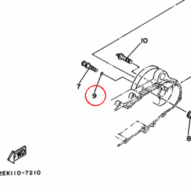 YAMAHA - uszczelniacz nr: 932100600100 > 932100663200