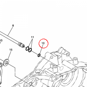 YAMAHA - uszczelniacz nr: 932100656400 > 932100754000
