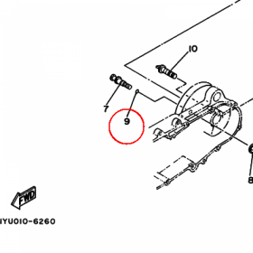 YAMAHA - uszczelniacz nr: 932100663200