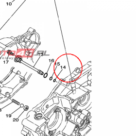 YAMAHA - uszczelniacz nr: 932100700300 > 932100754000