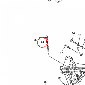 YAMAHA - uszczelniacz nr: 932100800100