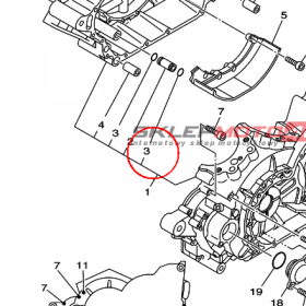 YAMAHA - uszczelniacz nr: 932101000100