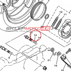 YAMAHA - uszczelniacz nr: 9321010096EP
