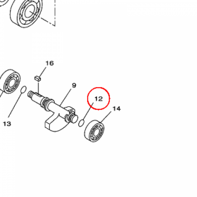 YAMAHA - uszczelniacz nr: 932101180600