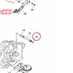 YAMAHA - uszczelniacz nr: 9321011X0000