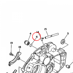 YAMAHA - uszczelniacz nr: 932101215400