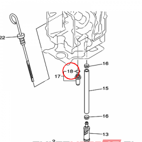 YAMAHA - uszczelniacz nr: 9321012M6200