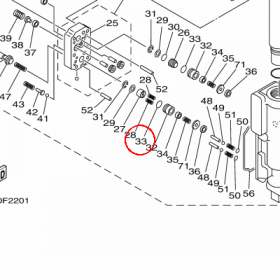YAMAHA - uszczelniacz nr: 9321012N5200